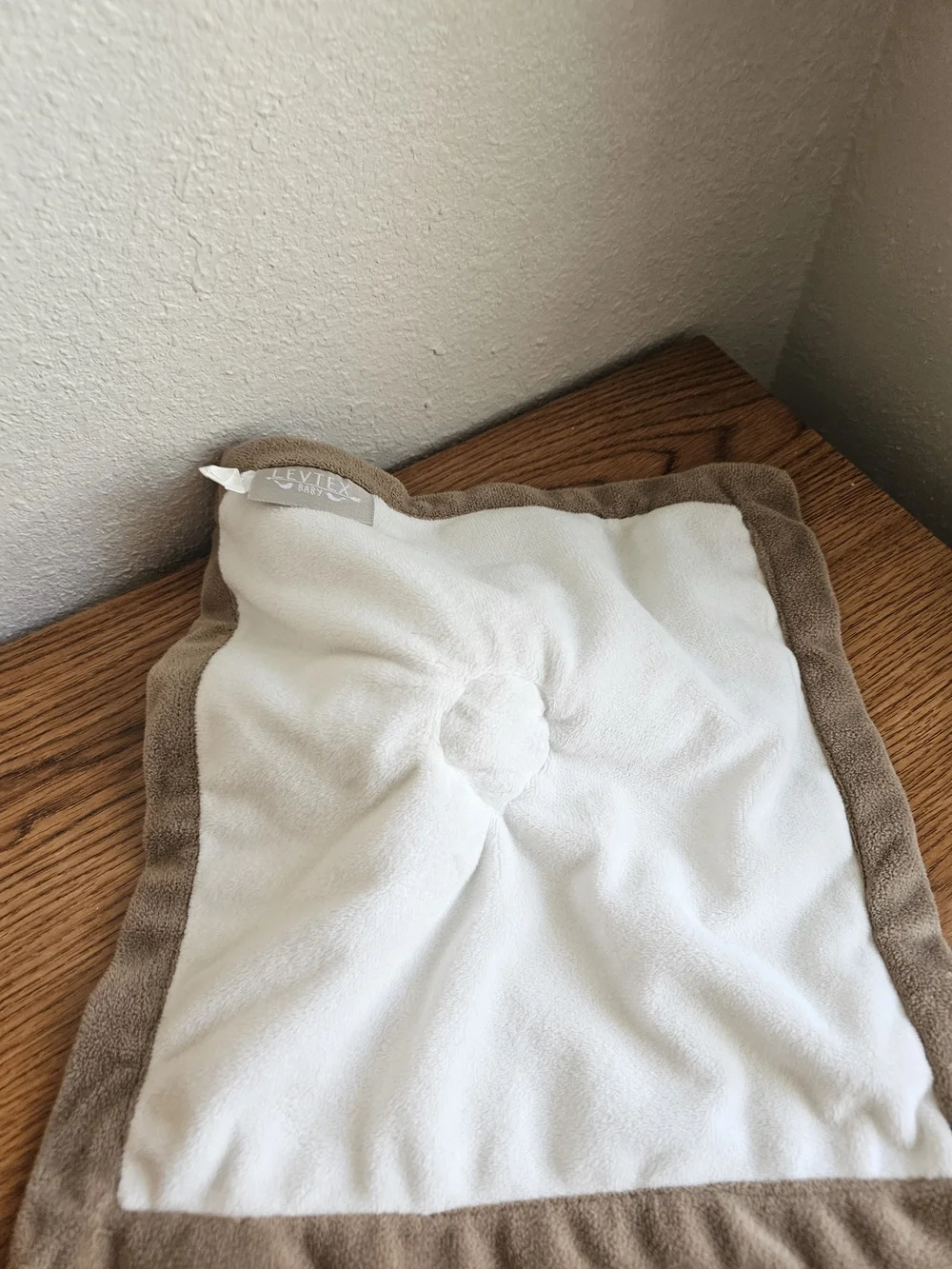 4/$10 Plush Deer Lovie Infant Blankie Toy Hunter Blanket Neutral Brown Cream